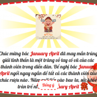 January April
