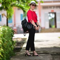 Lady in red