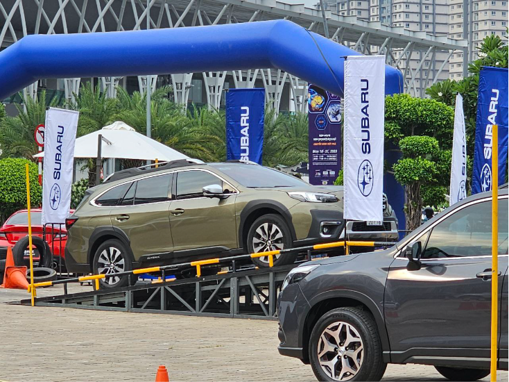 Subaru lái thử